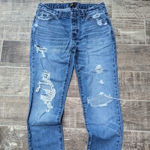 Abercrombie & Fitch - JEANS, AMES LOW RISE SLIM BOYFRIEND - SIZE 26